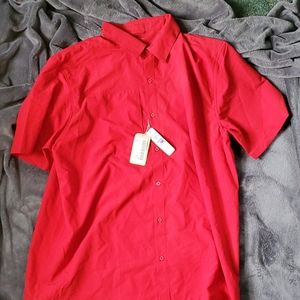 Men's recycled performance short sleeve shirt